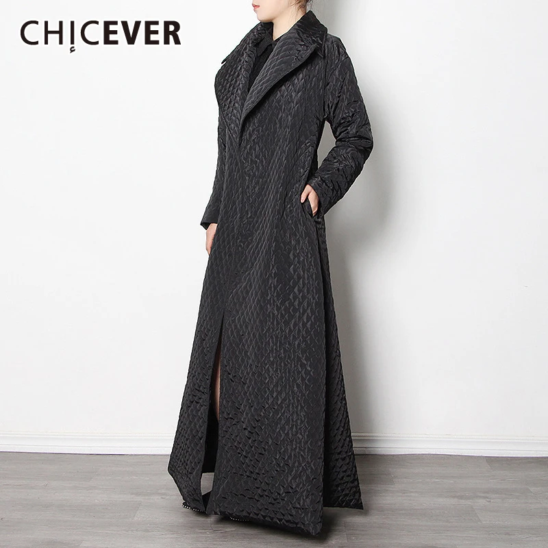 CHICEVER, черные хлопковые пальто для женщин, с отворотом, с длинным рукавом, с высокой талией, повседневные, минималистичные парки, Женская мода...
CHICEVER, черные хлопковые пальто для женщин, с отворотом, с длинным рукавом, с высокой талией, повседневные, минималистичные парки, Женская мода...