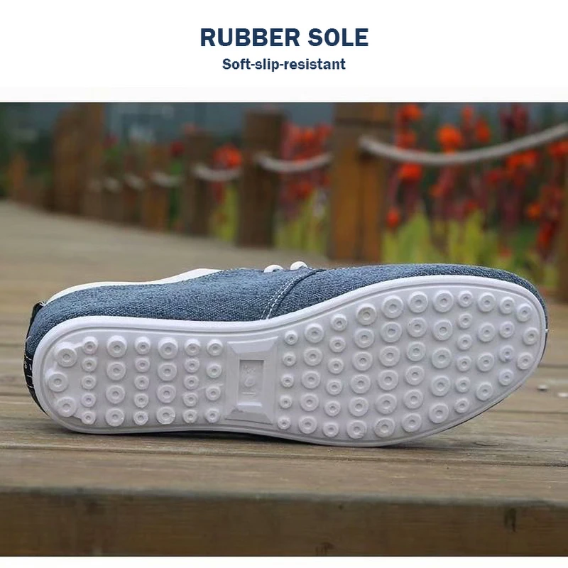 High Quality Canvas Casual Shoes for Men Comfortable Soft Mans Walking Footwear Breathable Linen Surface Flats Shoes Loafers
High Quality Canvas Casual Shoes for Men Comfortable Soft Mans Walking Footwear Breathable Linen Surface Flats Shoes Loafers