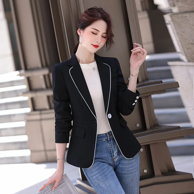 Celebrity Professional Small Suit Women's Spring and Autumn Casual Fashionable Jacket European Station
Celebrity Professional Small Suit Women's Spring and Autumn Casual Fashionable Jacket European Station