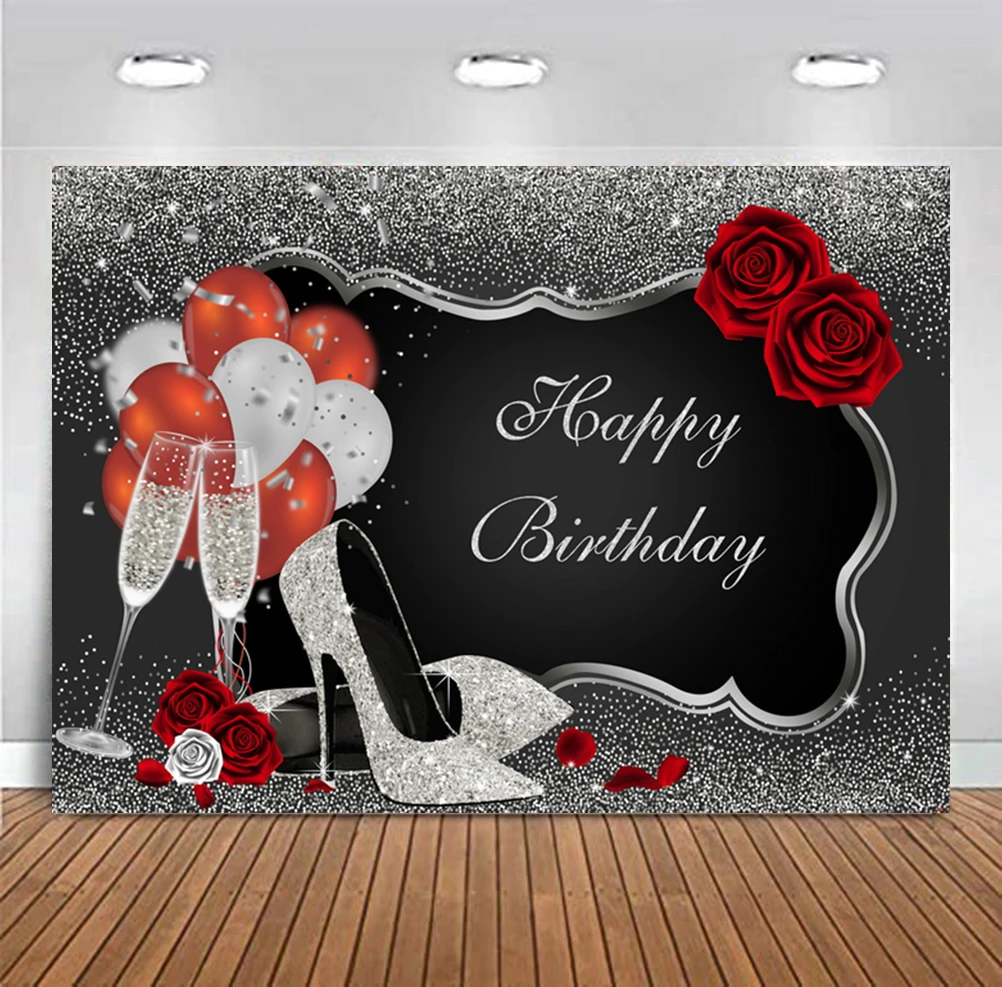 Red Flower Silver High Heels Backdrop Photography Background Photo Booth Studio Decor
Red Flower Silver High Heels Backdrop Photography Background Photo Booth Studio Decor