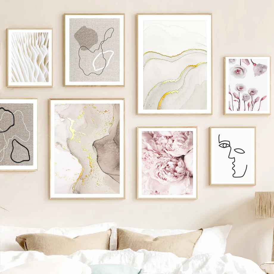 Marbling Rose Line Gold foil Abstract Wall Pop Art Canvas Painting Nordic Posters And Prints Wall Pictures For Living Room Decor
Marbling Rose Line Gold foil Abstract Wall Pop Art Canvas Painting Nordic Posters And Prints Wall Pictures For Living Room Decor