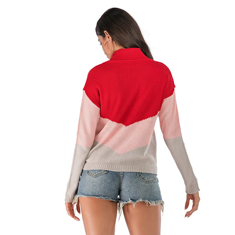 2020 Women's Casual Loose Sweaters Female Autumn Turtleneck Knitted Jumpers Long Sleeve Crocheted Pullovers Streetwear Winter
2020 Women's Casual Loose Sweaters Female Autumn Turtleneck Knitted Jumpers Long Sleeve Crocheted Pullovers Streetwear Winter