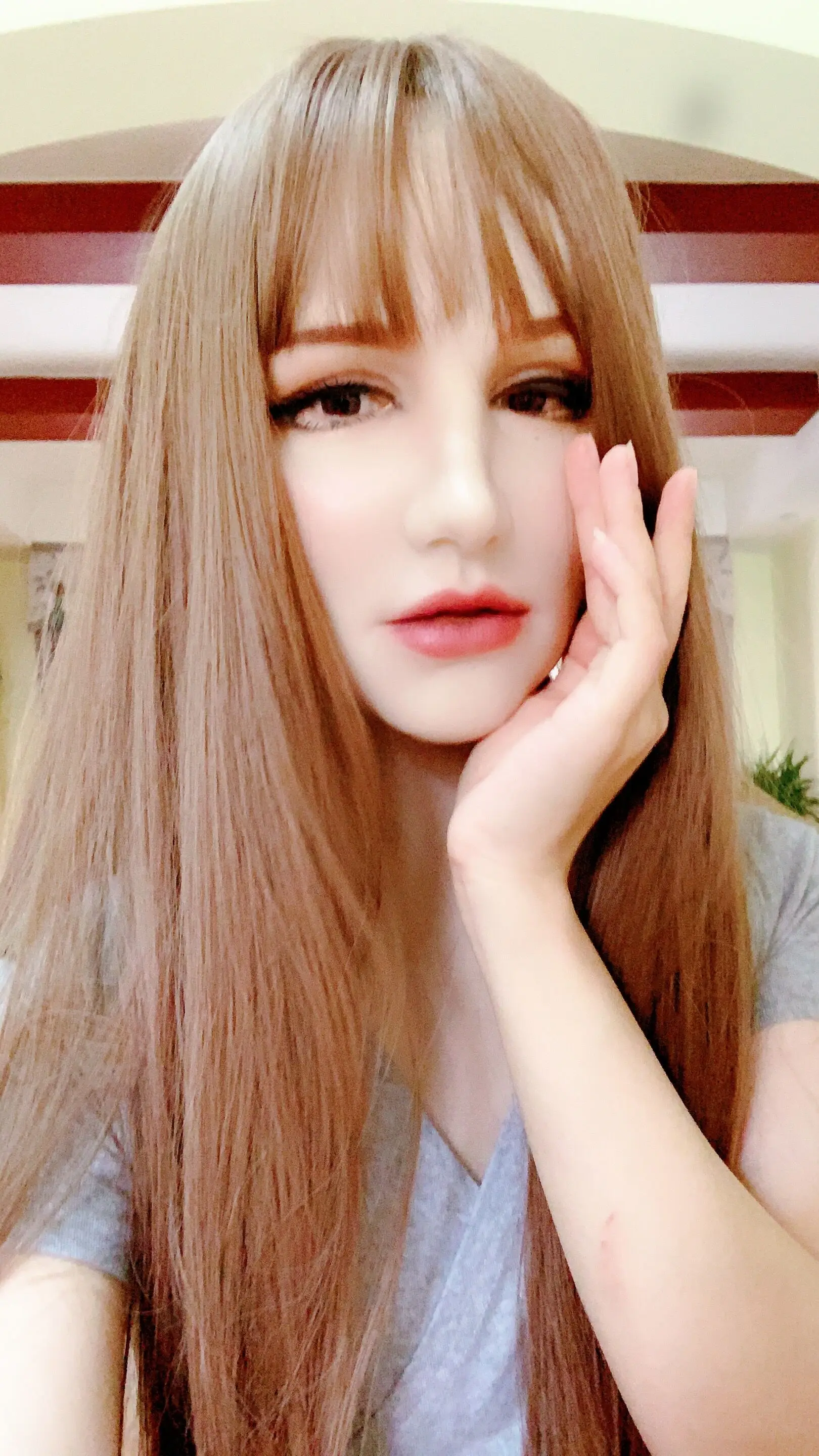 DMS Handmade Crossdress Silicone Sexy Female Half/Full Face Kigurumi Cosplay Mask Crossdresser DOLL Mask Drag Queen Transgender
DMS Handmade Crossdress Silicone Sexy Female Half/Full Face Kigurumi Cosplay Mask Crossdresser DOLL Mask Drag Queen Transgender
