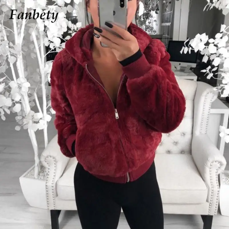 Fall Winter Warm Soft Plush Zipper Outerwear Women Fashion Solid Hooded Jacket Coats New Casual Loose Pocket Cardigan Streetwear
Fall Winter Warm Soft Plush Zipper Outerwear Women Fashion Solid Hooded Jacket Coats New Casual Loose Pocket Cardigan Streetwear