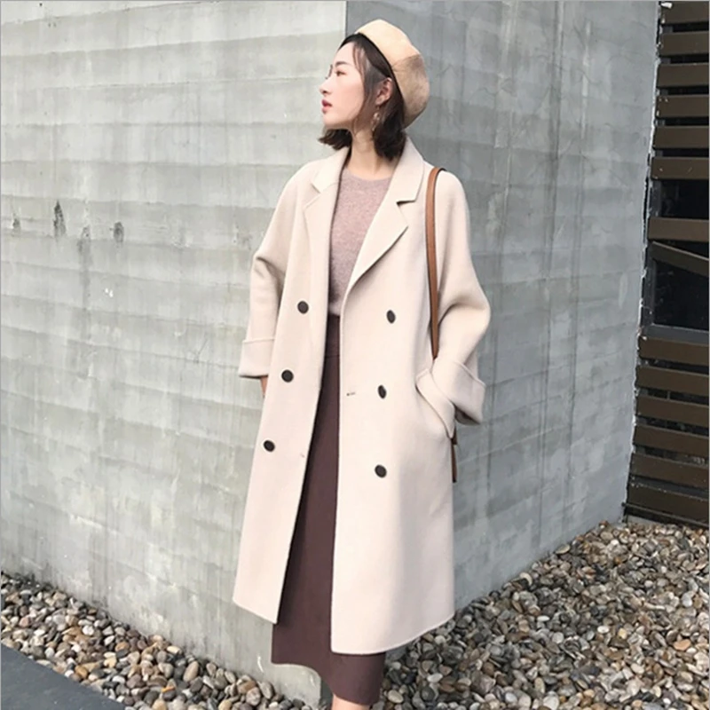 supper elegent winter women coat Long Wool Overcoat Female loose wool Windbreaker Outerwear office lady outer garment
supper elegent winter women coat Long Wool Overcoat Female loose wool Windbreaker Outerwear office lady outer garment