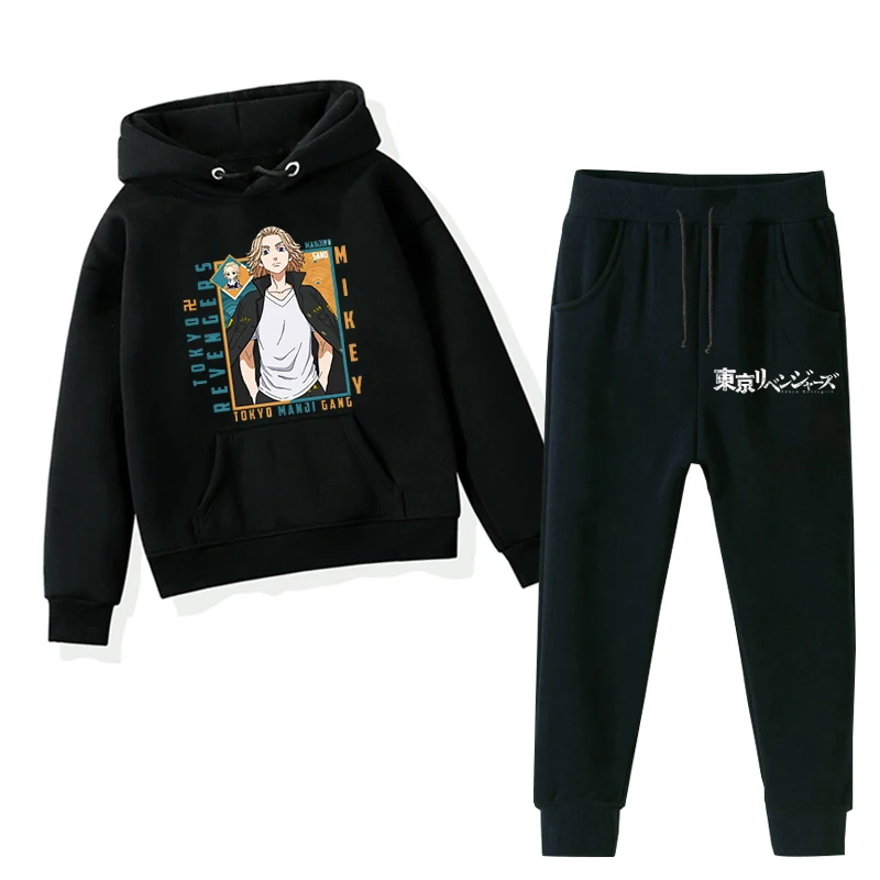 2021 Anime Tokyo Revengers Boy Girl Hoodie Suit Kids Hooded Sportswear Set Children Clothing Manga Girl Boys Clothes 2piece Set
2021 Anime Tokyo Revengers Boy Girl Hoodie Suit Kids Hooded Sportswear Set Children Clothing Manga Girl Boys Clothes 2piece Set