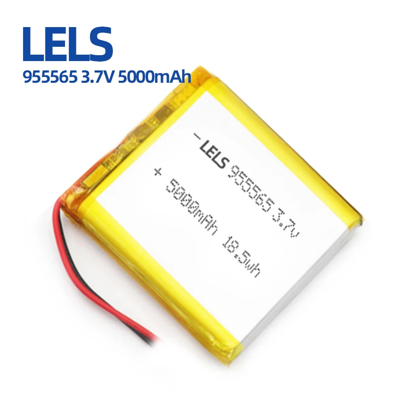 LELS 955565 3 7 V 5000mAh перезаряжаемый литий полимерный аккумулятор литиевая батарея для