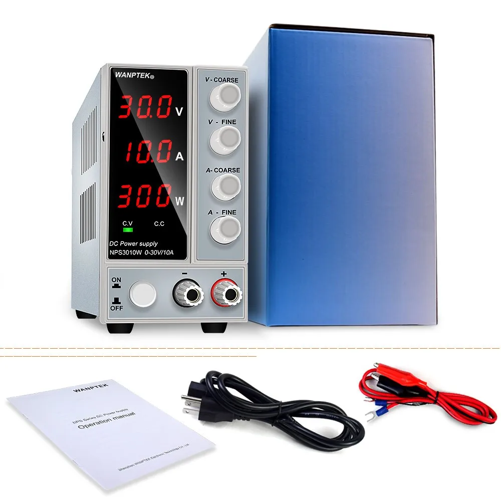 DC Voltage Regulators Stabilizers Switching Power Supply 300W Adjustable LED Display 30V 10A 6A AC 220v 110V Protection Circut
DC Voltage Regulators Stabilizers Switching Power Supply 300W Adjustable LED Display 30V 10A 6A AC 220v 110V Protection Circut
