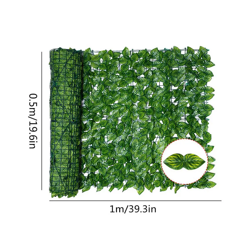 Leaf Fence Panels Roll Wall Watermelon Leaf Landscaping Artificial Leaf Screen Hedge Privacy Fence Outdoor Garden Balcony 0.5x1M
Leaf Fence Panels Roll Wall Watermelon Leaf Landscaping Artificial Leaf Screen Hedge Privacy Fence Outdoor Garden Balcony 0.5x1M