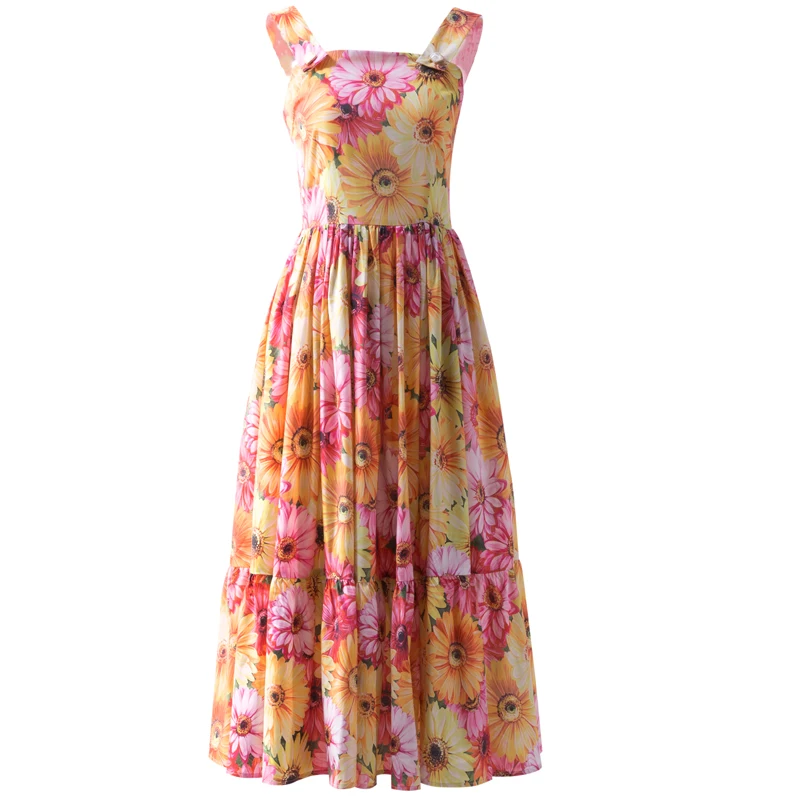High Quality Summer New Women's Fashion Party Casual Bohemian Sexy Beach Vintage Elegant Chic Print Midi Camisole Strap Dress
High Quality Summer New Women's Fashion Party Casual Bohemian Sexy Beach Vintage Elegant Chic Print Midi Camisole Strap Dress