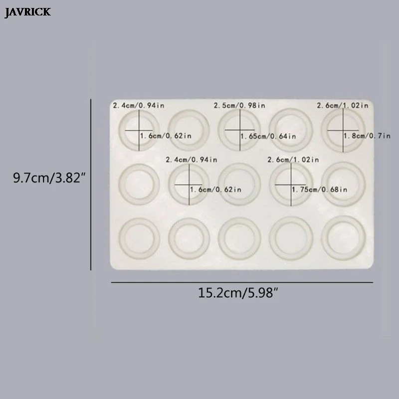 All Sizes Ring Band Epoxy Resin Casting Mold Circle Pendant Rings Silicone Mold Jewelry Making Tools Art Crafts
All Sizes Ring Band Epoxy Resin Casting Mold Circle Pendant Rings Silicone Mold Jewelry Making Tools Art Crafts