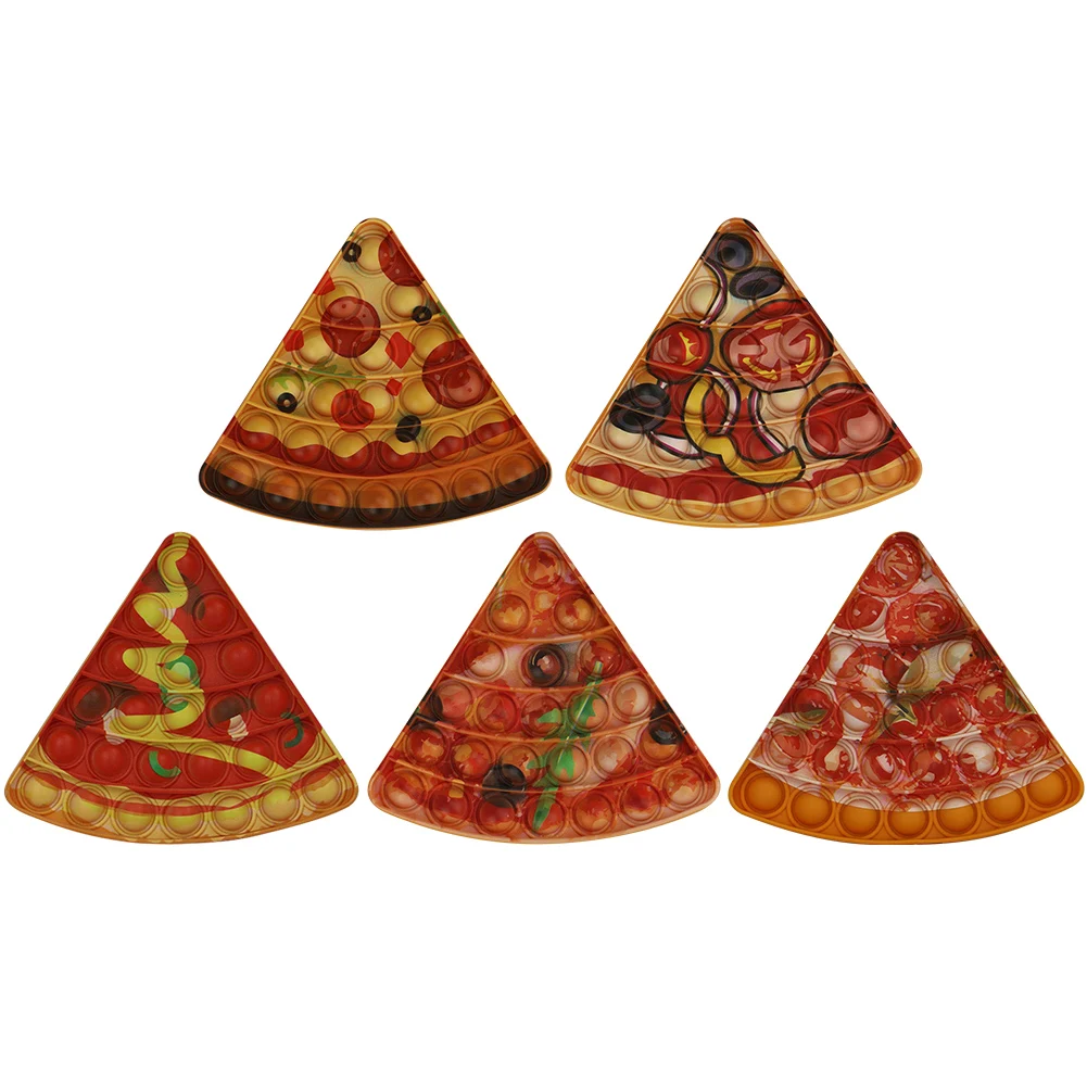 Pizza Printing Color Silicone Push Bubble Fingertip Toys Anti-Stress Set Stress Reliever Squeeze Crafts Adults Children Toys
Pizza Printing Color Silicone Push Bubble Fingertip Toys Anti-Stress Set Stress Reliever Squeeze Crafts Adults Children Toys