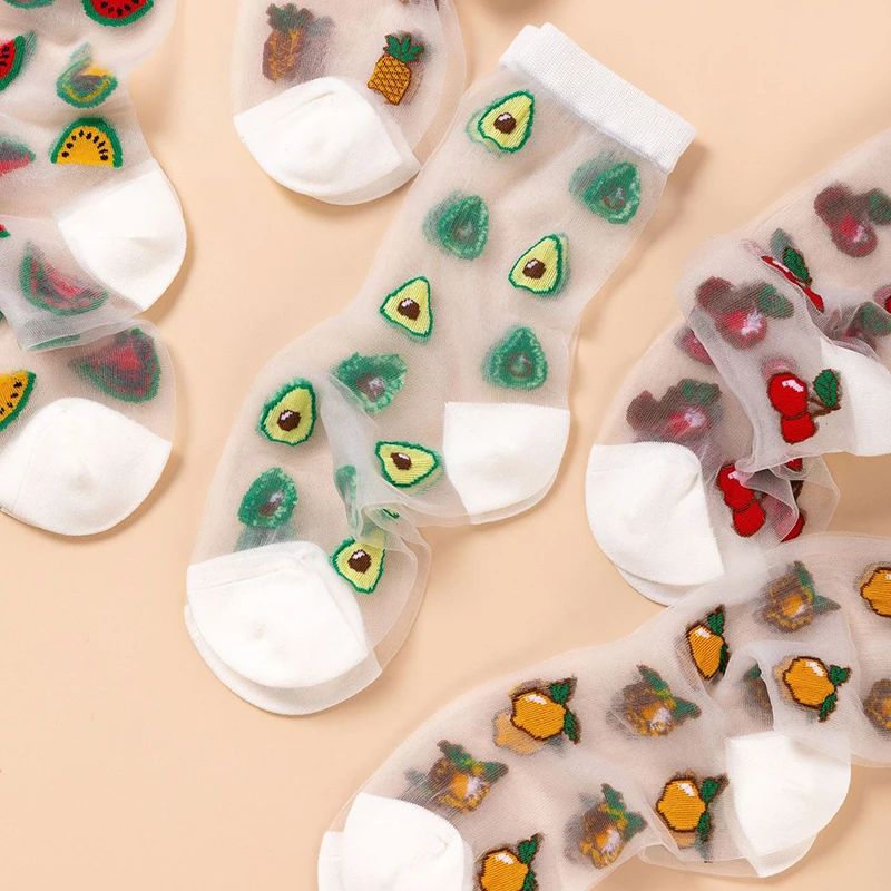 Korea Style Women Socks Summer Thin Cartoon Ankle Socks Casual Fruit watermelon Peach Cherry Strawberry avocado Cute Short Socks
Korea Style Women Socks Summer Thin Cartoon Ankle Socks Casual Fruit watermelon Peach Cherry Strawberry avocado Cute Short Socks