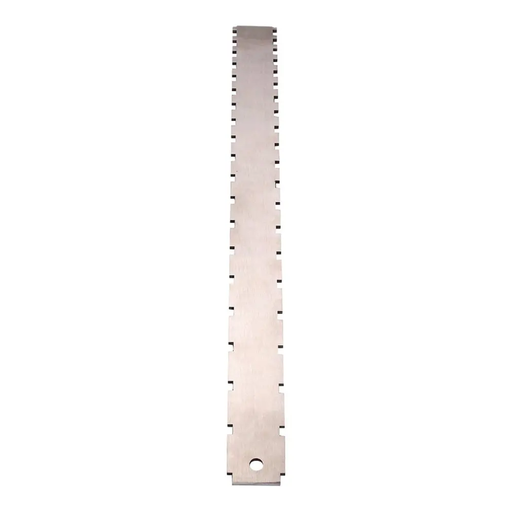 Guitar Neck Notched Straight Edge Luthiers Tool with String Action Ruler Gauge for Gibson 24.75 Inch and Fender 25.5 Inch Electr
Guitar Neck Notched Straight Edge Luthiers Tool with String Action Ruler Gauge for Gibson 24.75 Inch and Fender 25.5 Inch Electr