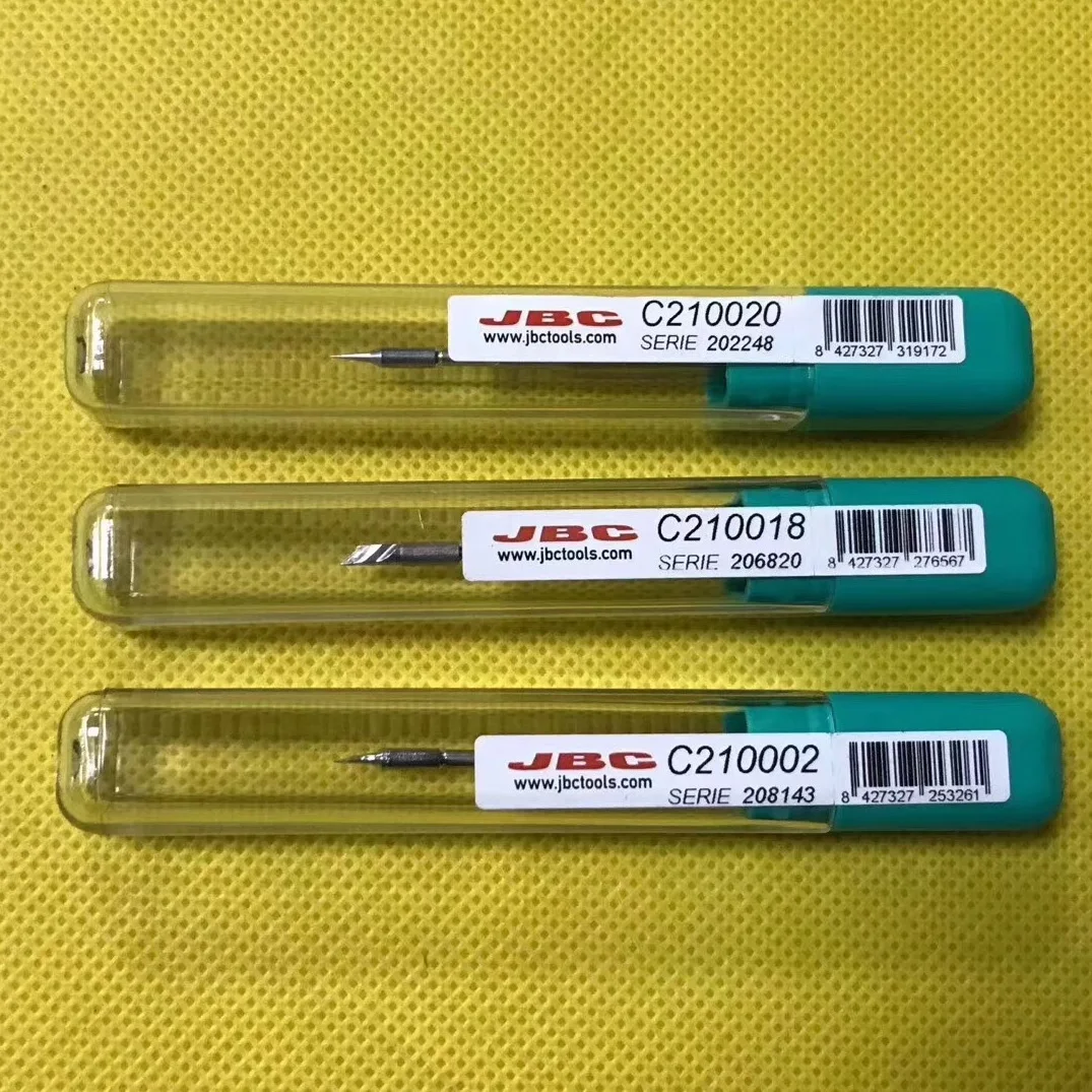JBC Original Soldering Iron Tip C210018 C210002 C210020 for Soldering Station with Knife Head Pointed Bent head Straight Head
JBC Original Soldering Iron Tip C210018 C210002 C210020 for Soldering Station with Knife Head Pointed Bent head Straight Head