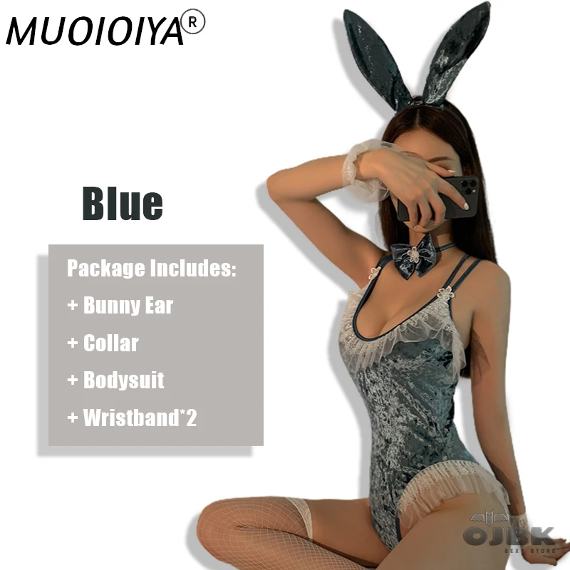 Women Iron Rust Velvet Sexy Jumpsuit Cute Anime Bunny Girl Cosplay Costume Erotic Roleplay Kawaii Lingerie for Couple 3 Colors
Women Iron Rust Velvet Sexy Jumpsuit Cute Anime Bunny Girl Cosplay Costume Erotic Roleplay Kawaii Lingerie for Couple 3 Colors