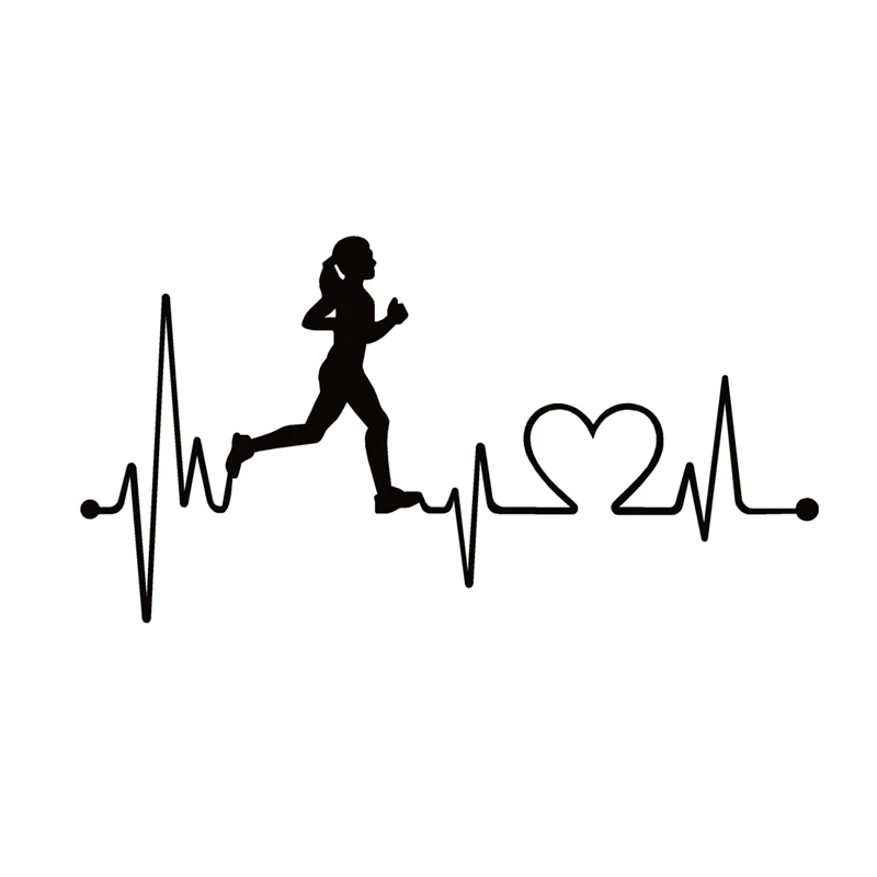 40749# Die-Cut Vinyl Decal Woman Jogger Run Heartbeat Lifeline Car Sticker Waterproof Auto Decors on Car Body Bumper Rear
40749# Die-Cut Vinyl Decal Woman Jogger Run Heartbeat Lifeline Car Sticker Waterproof Auto Decors on Car Body Bumper Rear