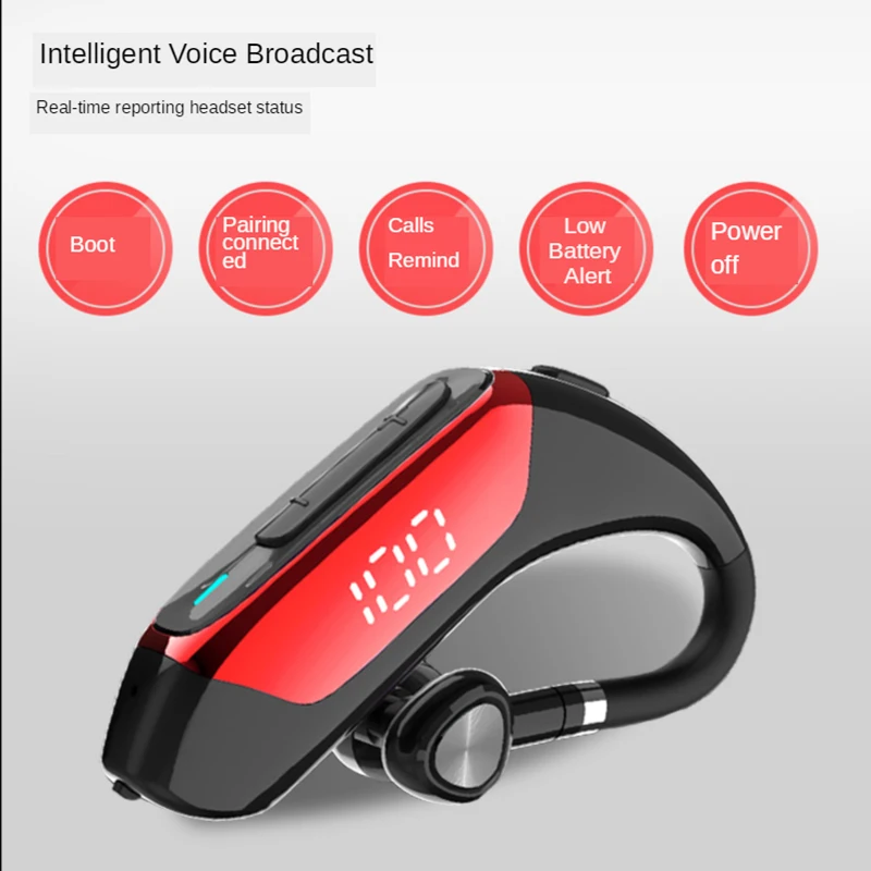 Headset Bluetooth For Business 5.0 Wireless Earphones Handsfree Earloop Sports Waterproof Headset USB Rechargeable Earphones
Headset Bluetooth For Business 5.0 Wireless Earphones Handsfree Earloop Sports Waterproof Headset USB Rechargeable Earphones