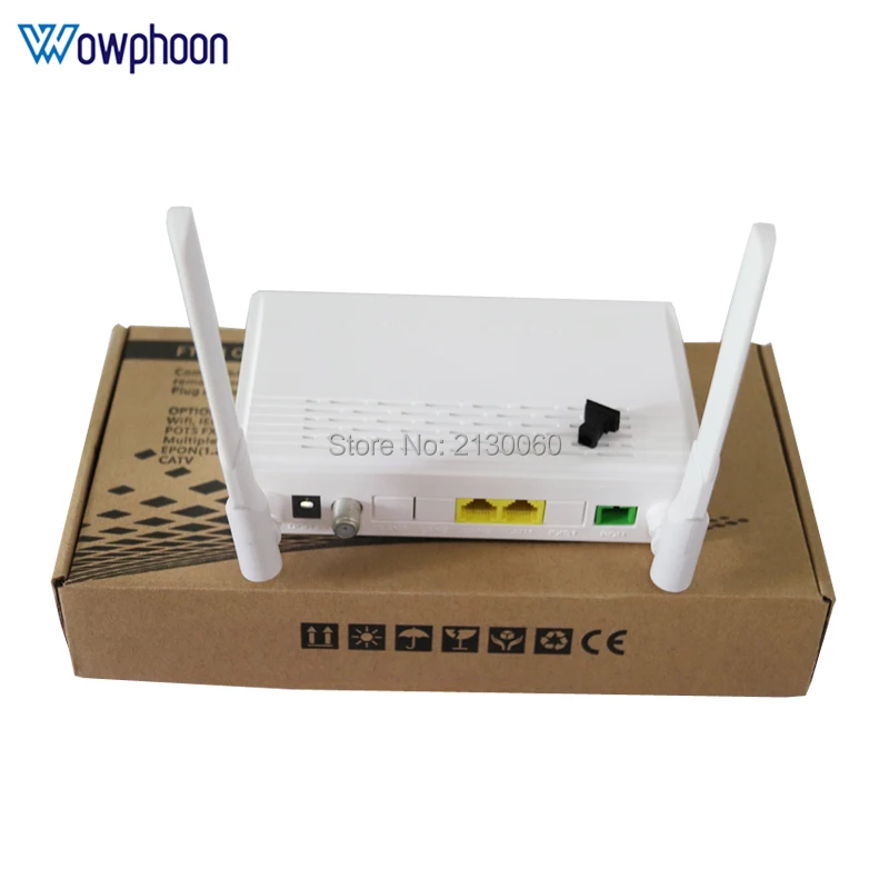 OTOP onu EPON wifi ont 1GE + 1FE + CATV + WIFI ПОРТ SC APC интерфейс, английская версия
OTOP onu EPON wifi ont 1GE + 1FE + CATV + WIFI ПОРТ SC APC интерфейс, английская версия