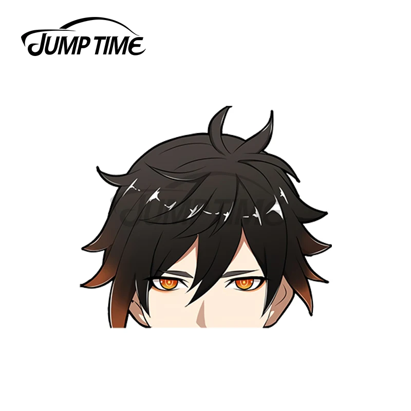 JumpTime 13x5,8 см Zhongli Peeker Genshin, ударная наклейка на фургон, холодильник, автомобильные наклейки на окна, индивидуальный бампер, виниловая пленка для автомобиля
JumpTime 13x5,8 см Zhongli Peeker Genshin, ударная наклейка на фургон, холодильник, автомобильные наклейки на окна, индивидуальный бампер, виниловая пленка для автомобиля