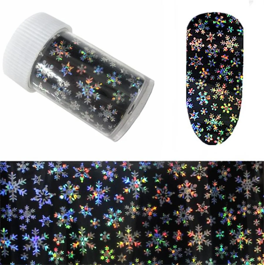 4cm*100cm Chirstmas Colorful Snowflake Manicure Nail Sticker Nail DIY Applique Silver White Black Nail Stickers
4cm*100cm Chirstmas Colorful Snowflake Manicure Nail Sticker Nail DIY Applique Silver White Black Nail Stickers