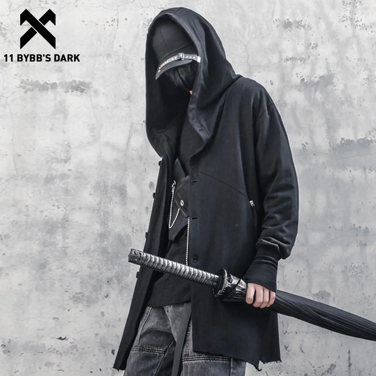 Куртка с капюшоном и карманами на молнии, Черная
Куртка с капюшоном и карманами на молнии, Черная