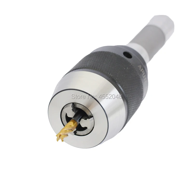 1set high-precision one-piece CNC drill chuck handle the R8(1-16MM) APU16 M12 metric heavy self-tightening drill chuck APU13
1set high-precision one-piece CNC drill chuck handle the R8(1-16MM) APU16 M12 metric heavy self-tightening drill chuck APU13