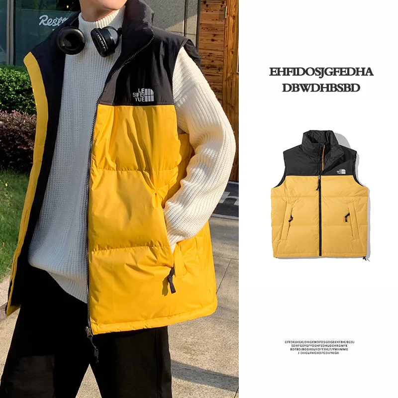 2021 Winter Autumn New Men Fashion Vest Outwear Loose Fit Warm Sleeveless Jacket Coat Men Classic Thick Down Jacket Waistcoat 
2021 Winter Autumn New Men Fashion Vest Outwear Loose Fit Warm Sleeveless Jacket Coat Men Classic Thick Down Jacket Waistcoat