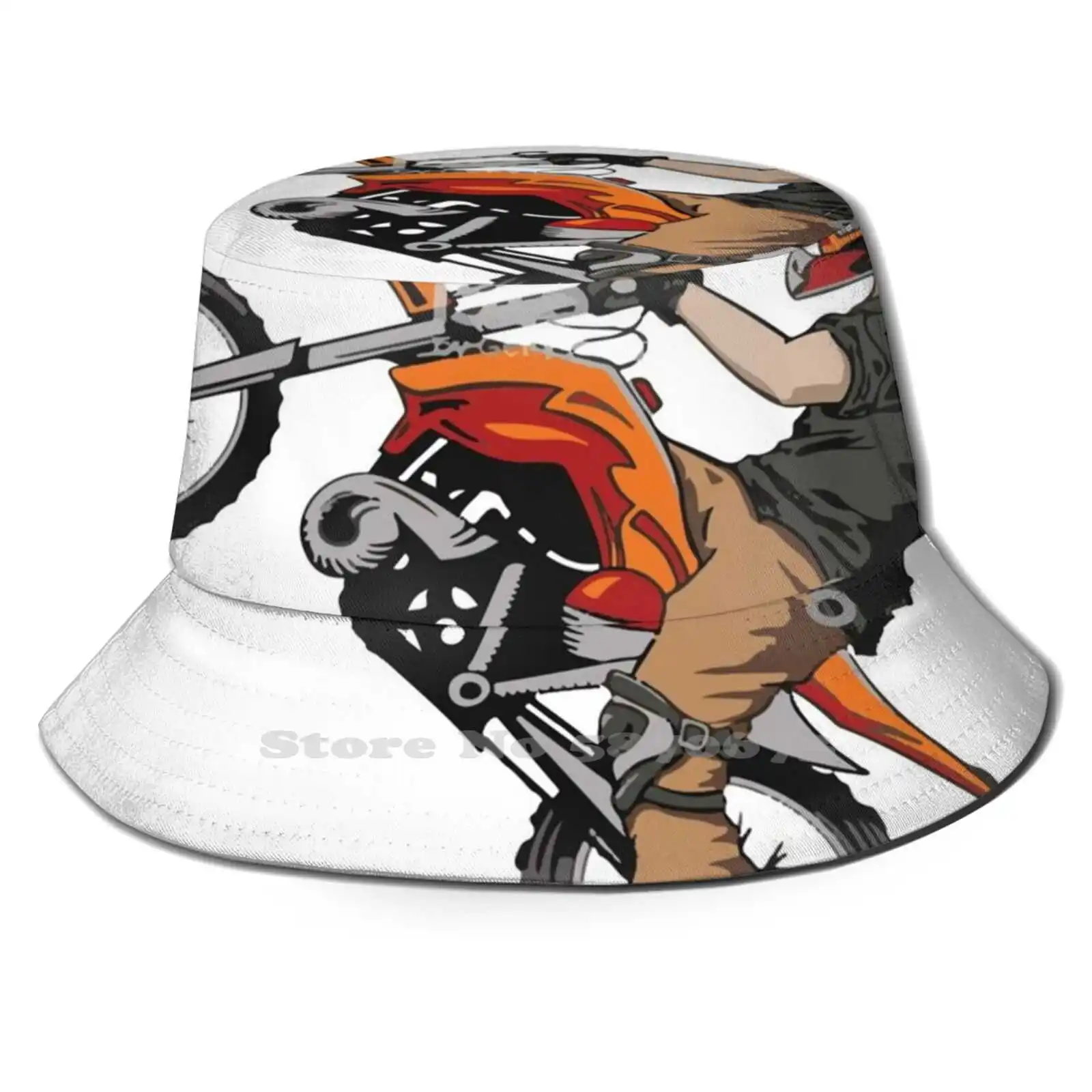 

Motors Fisherman's Hat Bucket Hats Caps Motor Motorcycle Logo Retro Motorbike Motorcycling Bike Biker Aprilla Buell Motorsport