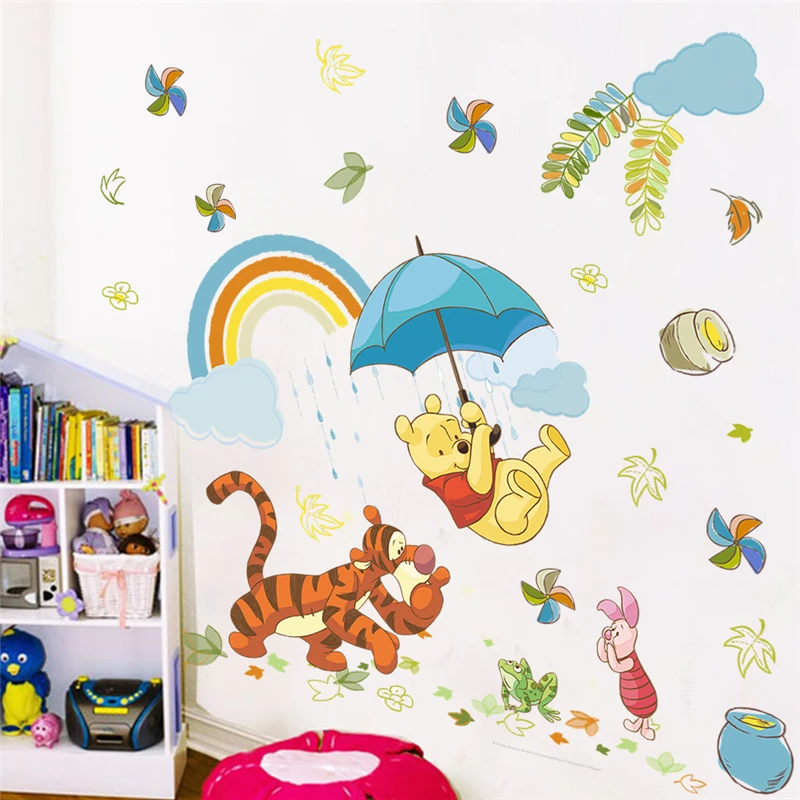 Disney winnie pooh 40*60 см наклейки на стены детские комнаты домашний декор Мультяшные