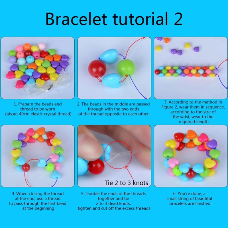 Kids DIY Bracelet Necklace Beaded Jewelry Making Kit Colorful Crafts Acrylic Beads Accessories for Girls Gifts
Kids DIY Bracelet Necklace Beaded Jewelry Making Kit Colorful Crafts Acrylic Beads Accessories for Girls Gifts