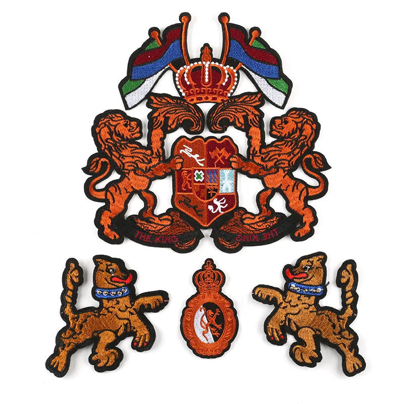 New Embroidered Cloth Stickers Lion High-End Clothing Accessories Stage Costume Accessories Patch DIY Stickers
New Embroidered Cloth Stickers Lion High-End Clothing Accessories Stage Costume Accessories Patch DIY Stickers