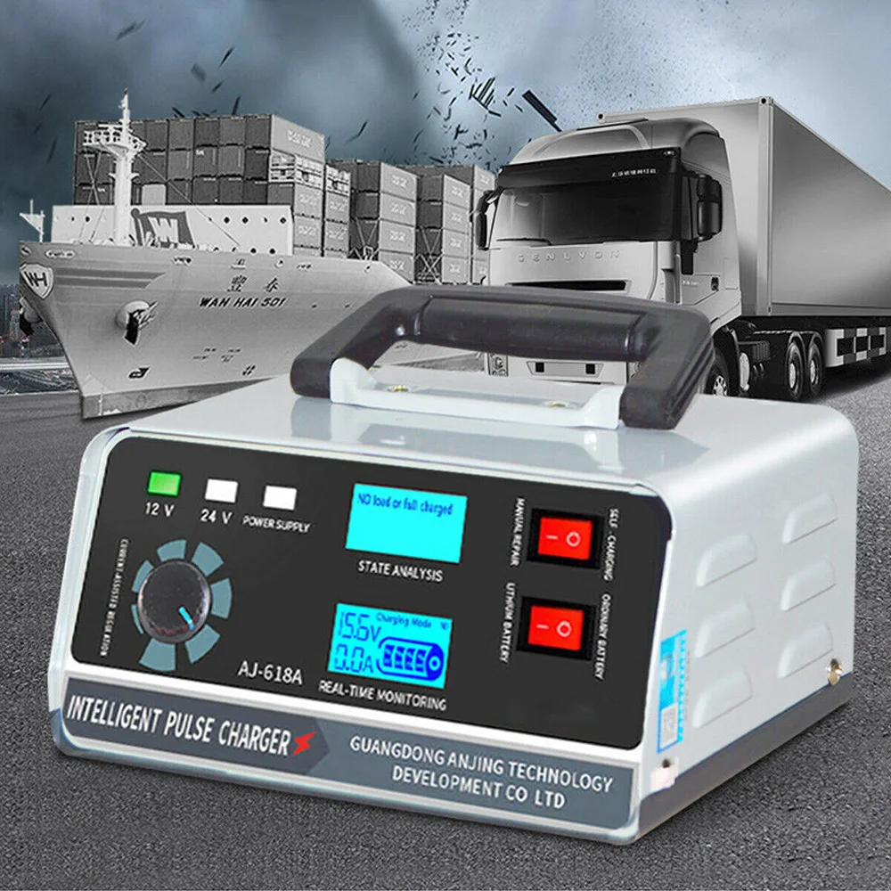 12V-24V Full Automatic Battery-Chargers Digital LCD Display Car Battery Chargers Power Puls Repair Chargers Wet Dry Lead Acid
12V-24V Full Automatic Battery-Chargers Digital LCD Display Car Battery Chargers Power Puls Repair Chargers Wet Dry Lead Acid