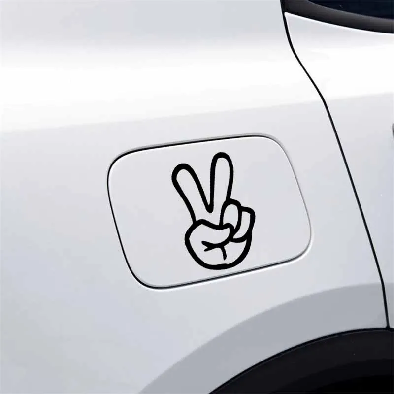 Car Sticker Peace Logo Hand Waterproof PVC Decal Car Sticker Decoration Black/Silver Covering Scratch 13cm * 8.7cm
Car Sticker Peace Logo Hand Waterproof PVC Decal Car Sticker Decoration Black/Silver Covering Scratch 13cm * 8.7cm