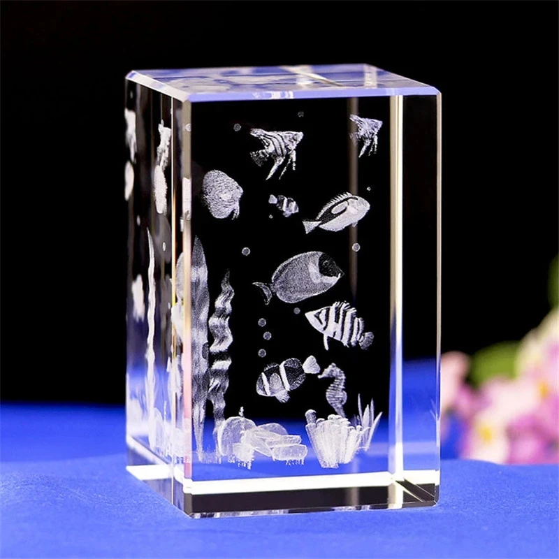 Animal Figurines Miniatures 3D Laser Engraved Cube Ornaments Quartz Crystal Glass Block Paperweight Holiday Souvenirs Gifts
Animal Figurines Miniatures 3D Laser Engraved Cube Ornaments Quartz Crystal Glass Block Paperweight Holiday Souvenirs Gifts