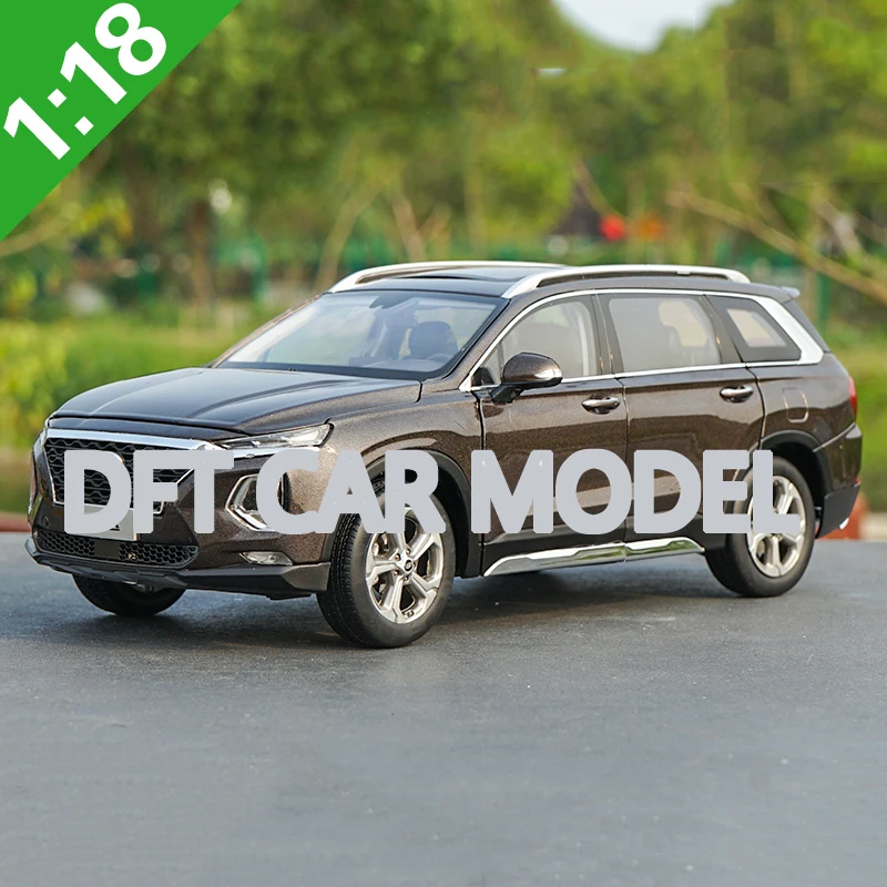 1:18 Масштаб сплава игрушечных автомобилей Корея xiandai сантафе модель автомобиля SUV