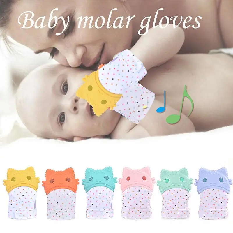 Baby Silicone Mitts Teething Mitten Glove Candy Wrapper Sound Teethers Toy Gloves Child Bite-proof Toys 
Baby Silicone Mitts Teething Mitten Glove Candy Wrapper Sound Teethers Toy Gloves Child Bite-proof Toys
