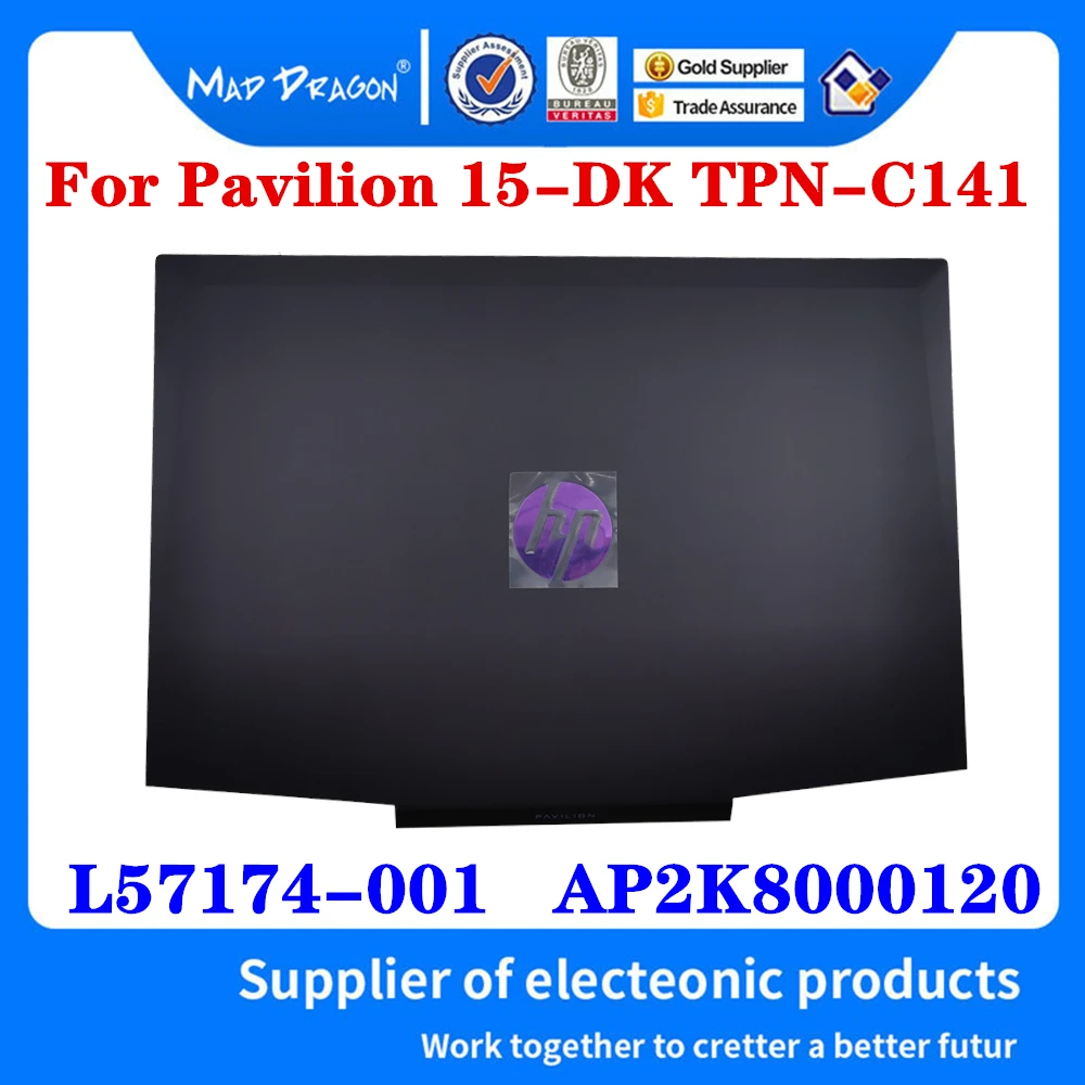 Новинка, оригинальная задняя крышка для ноутбуков HP Pavilion 15-DK, задняя крышка ЖК-дисплея, Черная задняя крышка, Фиолетовый Логотип, задняя крыш...
Новинка, оригинальная задняя крышка для ноутбуков HP Pavilion 15-DK, задняя крышка ЖК-дисплея, Черная задняя крышка, Фиолетовый Логотип, задняя крыш...