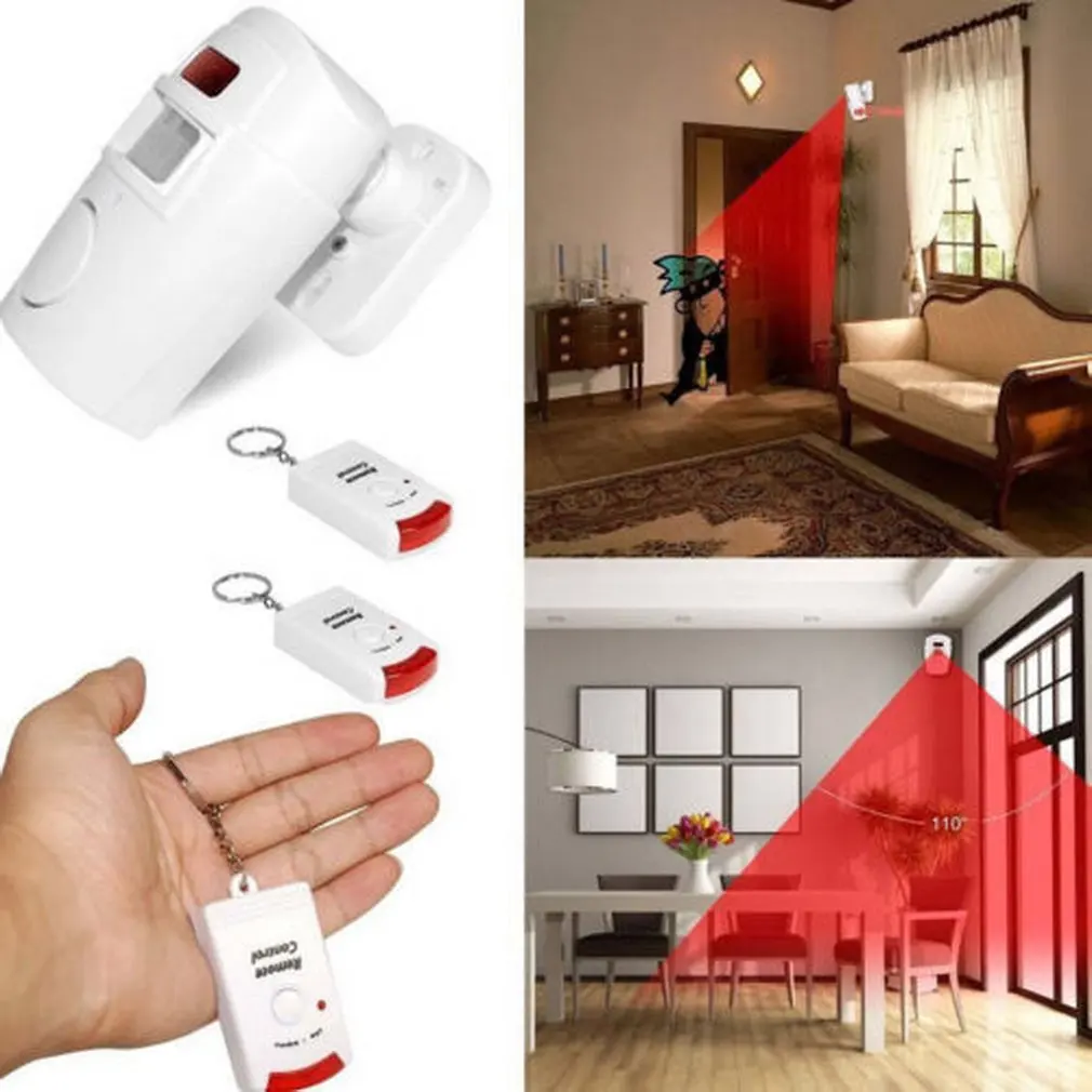Wireless Motion Sensor Alarm Security Detector Indoor Outdoor Alert System with Remote Control for Home Garage
Wireless Motion Sensor Alarm Security Detector Indoor Outdoor Alert System with Remote Control for Home Garage