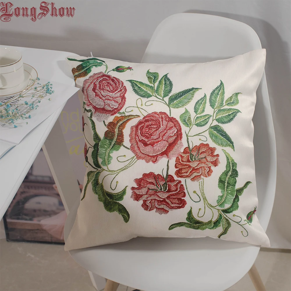 43x43cm Square Home Decorative Lovely Rose Flowers Printing Pure Polyester Modern PillowCase
43x43cm Square Home Decorative Lovely Rose Flowers Printing Pure Polyester Modern PillowCase