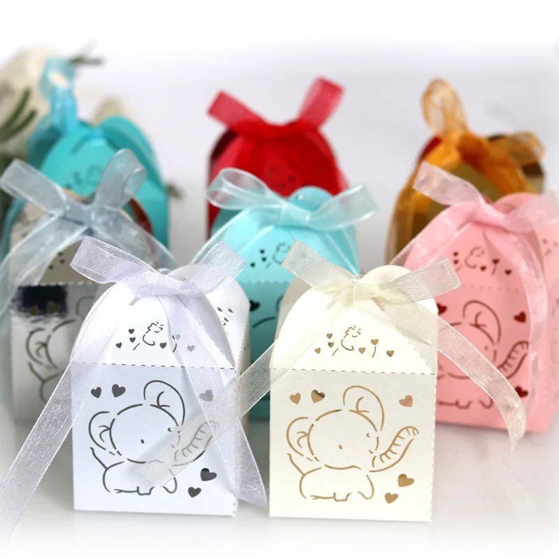 10pcs Laser Cut Elephant Hollow Favors Box Gifts Candy Dragee Box with Ribbon Baby Shower Wedding Birthday Bonbonniere Wrapping
10pcs Laser Cut Elephant Hollow Favors Box Gifts Candy Dragee Box with Ribbon Baby Shower Wedding Birthday Bonbonniere Wrapping