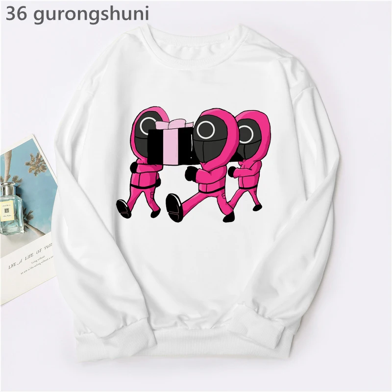 Kpop Women'S Clothing Squid Game Movie Hoodies Funny Winter/Spring/Autumn Sweatshirt Femme Long-Sleeve Tracksuit Streetwear
Kpop Women'S Clothing Squid Game Movie Hoodies Funny Winter/Spring/Autumn Sweatshirt Femme Long-Sleeve Tracksuit Streetwear
