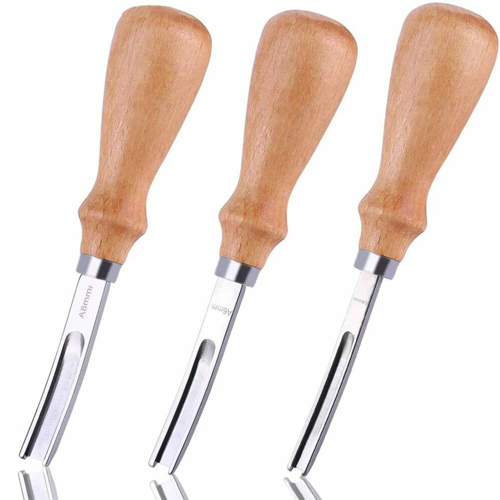 4/6/8mm Leather Edge Beveler Wide Mouth Skiving Beveling Knife Wooden Handle Cutting Handcraft DIY Tool
4/6/8mm Leather Edge Beveler Wide Mouth Skiving Beveling Knife Wooden Handle Cutting Handcraft DIY Tool