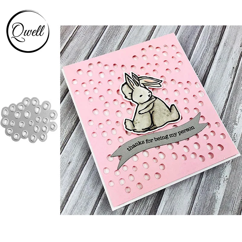 QWELL Spot Background Metal Cutting Dies for Scrapbooking and Card Making Paper Craft 2019 New die cuts
QWELL Spot Background Metal Cutting Dies for Scrapbooking and Card Making Paper Craft 2019 New die cuts