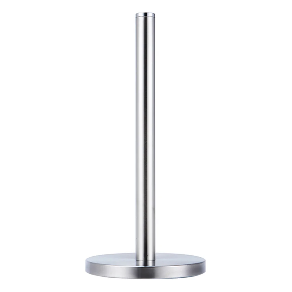 1Pc Stainless Steel Roll Paper Holder Durable Vertical Type Kitchen Paper Towel Rack
1Pc Stainless Steel Roll Paper Holder Durable Vertical Type Kitchen Paper Towel Rack