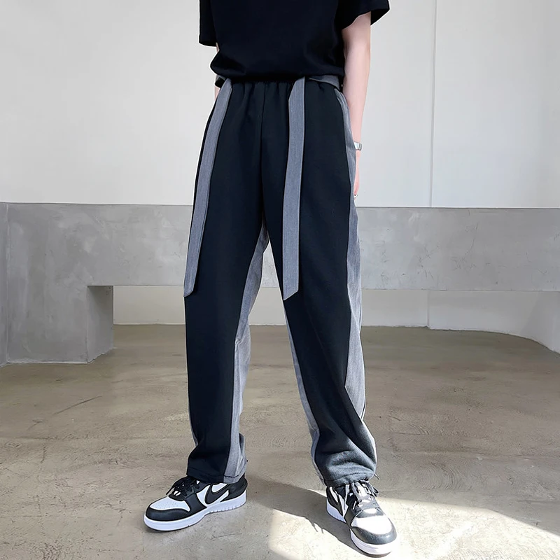 Men's spring and Autumn new personality color design loose lace-up fashion youth large size sports straight leg pants
Men's spring and Autumn new personality color design loose lace-up fashion youth large size sports straight leg pants