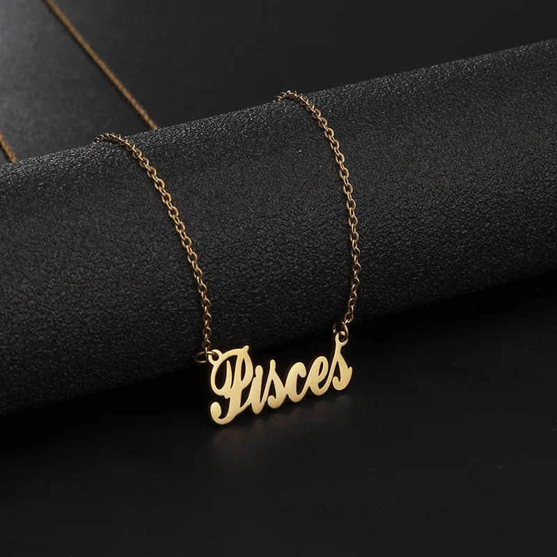 Women Choker Stainless Steel Necklace Fashion Custom Letters Nameplate Pendant Chain Jewelry Wedding Gift
Women Choker Stainless Steel Necklace Fashion Custom Letters Nameplate Pendant Chain Jewelry Wedding Gift