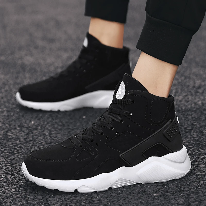 High-top sneakers air cushion shoes basketball shoes solid color large size casual fashion comfortable men's shoes
High-top sneakers air cushion shoes basketball shoes solid color large size casual fashion comfortable men's shoes
