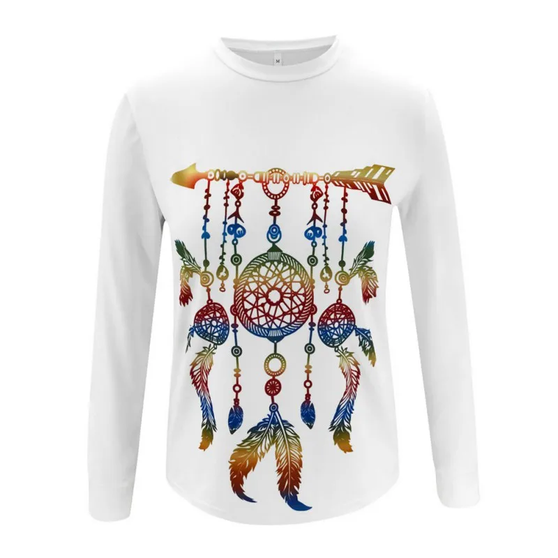 Autumn Women Cotton T-Shirt Casual Featured Round Collar Cartoon Print Loose Long Sleeve Simple Wild White T-shirt Hot 
Autumn Women Cotton T-Shirt Casual Featured Round Collar Cartoon Print Loose Long Sleeve Simple Wild White T-shirt Hot