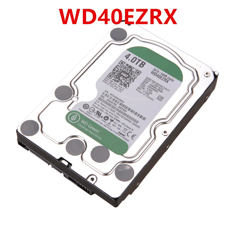 

Original New HDD For WD 4TB 3.5" SATA 6 Gb/s 64MB 7200RPM For Internal HDD For Monitoring HDD For WD40EZRX